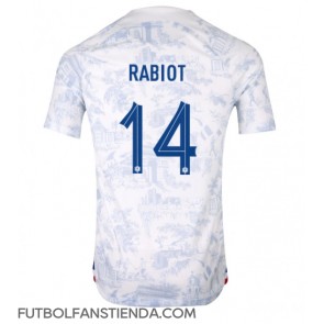 Francia Adrien Rabiot #14 Segunda Equipación Mundial 2022 Manga Corta